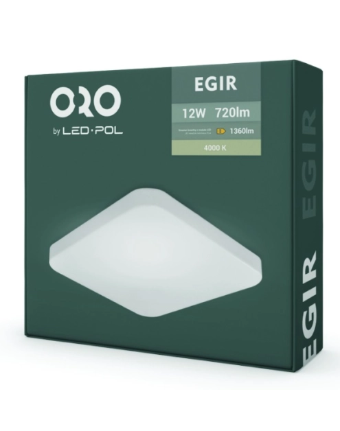 Zdjęcie: Plafon Egir 12 W DPM SOLID