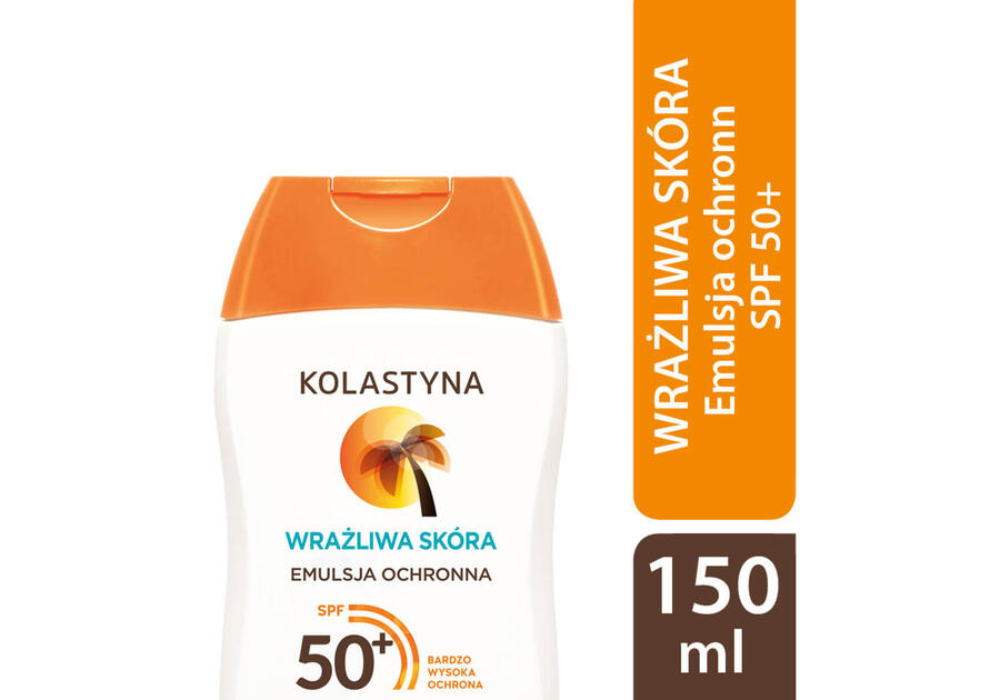 Zdjęcie: Emulsja ochronna Wrażliwa skóra SPF50+ 0,15 L KOLASTYNA