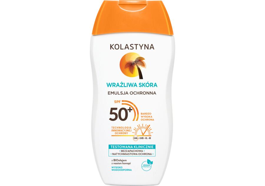 Zdjęcie: Emulsja ochronna Wrażliwa skóra SPF50+ 0,15 L KOLASTYNA