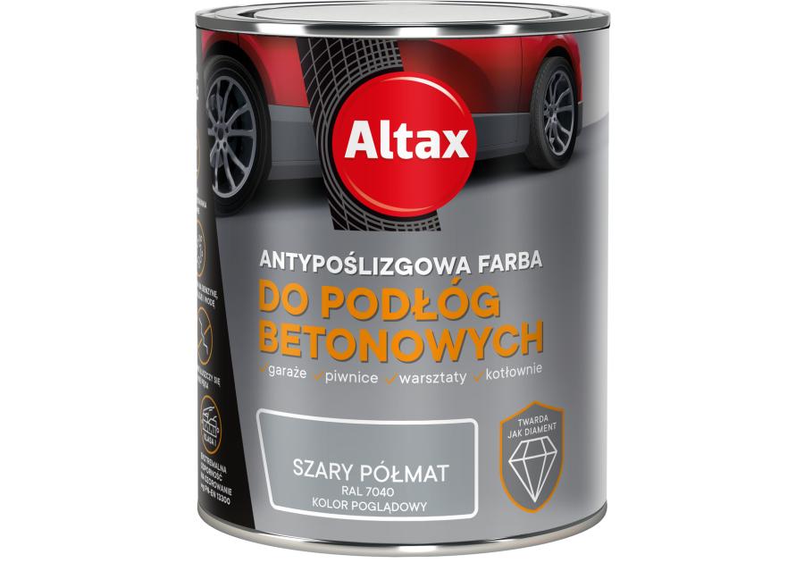 Zdjęcie: Farba do podłóg betonowych 0,75 L szary półmat ALTAX