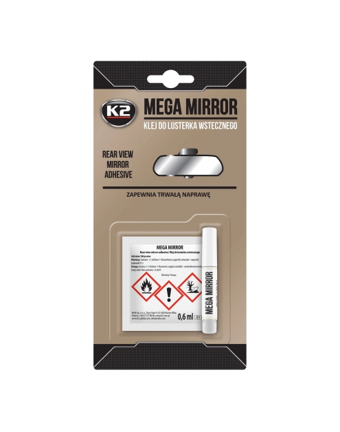 Zdjęcie: Dwuskładnikowy klej do lusterka wstecznego 6 ml K2