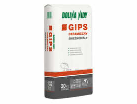 Gips ceramiczny śnieżnobiały 20 kg DOLINA NIDY