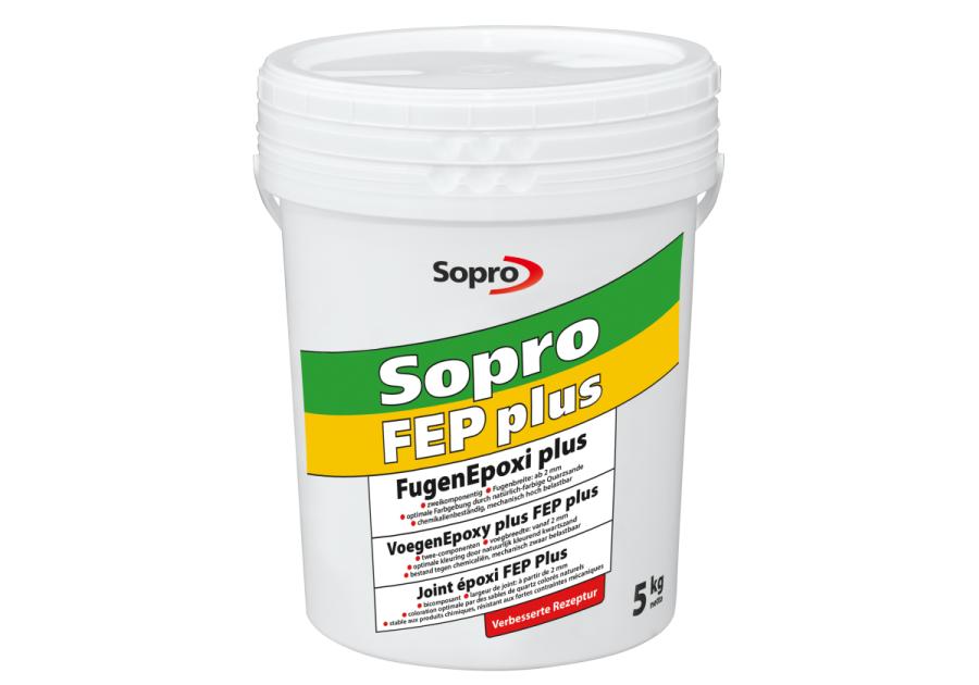 Zdjęcie: Fuga epoksydowa FEP plus brąz 2 kg SOPRO