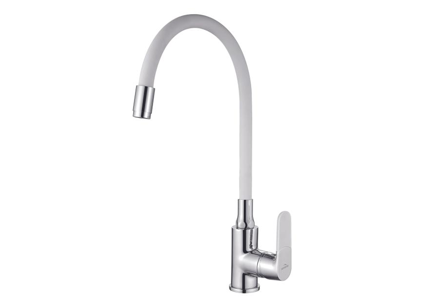 Zdjęcie: Bateria zlewozmywakowa Joga biała INVENA