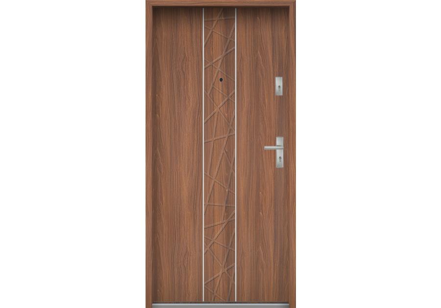 Zdjęcie: Drzwi wejściowe do mieszkań Bastion A-40 Akacja 80 cm (NW) lewe ODP KR CENTER