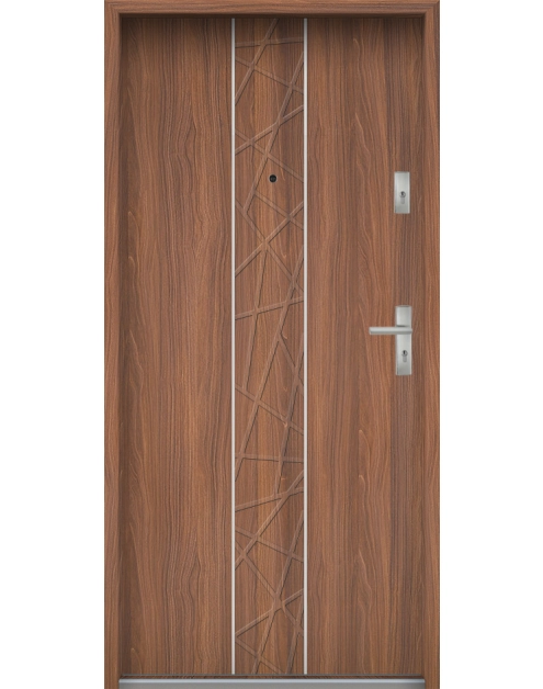 Zdjęcie: Drzwi wejściowe do mieszkań Bastion A-40 Akacja 80 cm (NW) lewe ODP KR CENTER