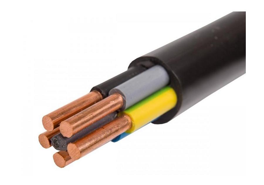 Zdjęcie: Kabel elektroenergetyczny YKY 5x10 żo 0,6/1kV (krążek 50 m) ELEKTROKABEL