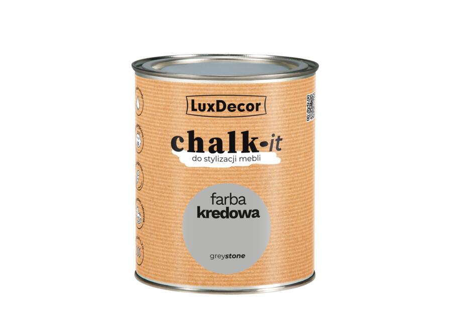 Zdjęcie: Farba kredowa Chalk-it Grey Stone 0,75 L LUXDECOR