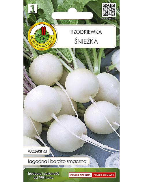 Zdjęcie: Rzodkiewka Śnieżka 5 g PNOS