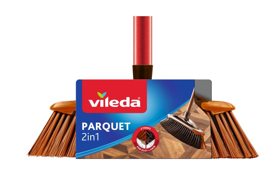Zdjęcie: Szczotka do zamiatania parkietów 2 w 1 VILEDA