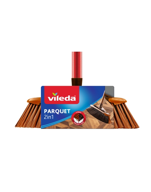 Zdjęcie: Szczotka do zamiatania parkietów 2 w 1 VILEDA