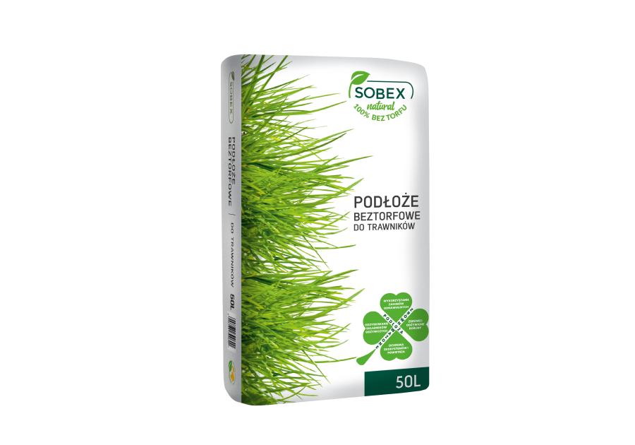 Zdjęcie: Podłoże beztorfowe do trawników 50 L SOBEX