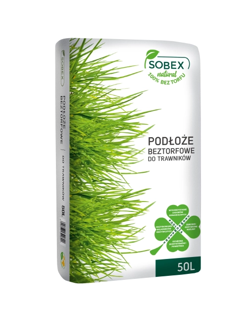 Zdjęcie: Podłoże beztorfowe do trawników 50 L SOBEX