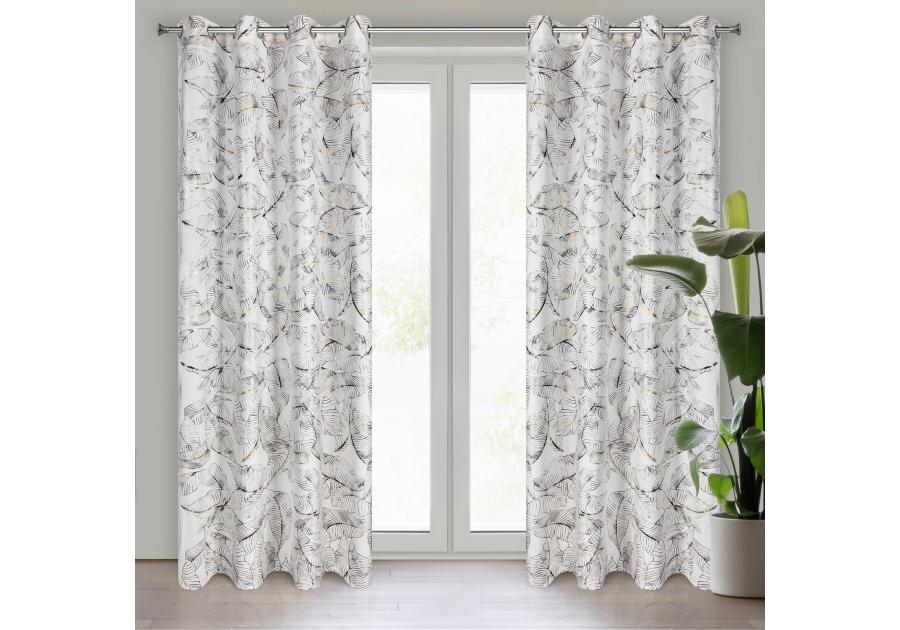 Zdjęcie: Zasłona gotowa Odeta 135x250 cm biały EUROFIRANY