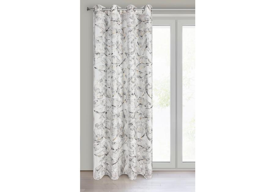 Zdjęcie: Zasłona gotowa Odeta 135x250 cm biały EUROFIRANY