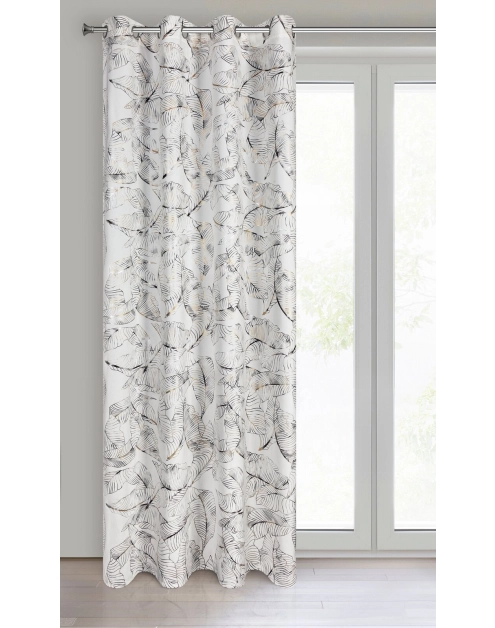 Zdjęcie: Zasłona gotowa Odeta 135x250 cm biały EUROFIRANY