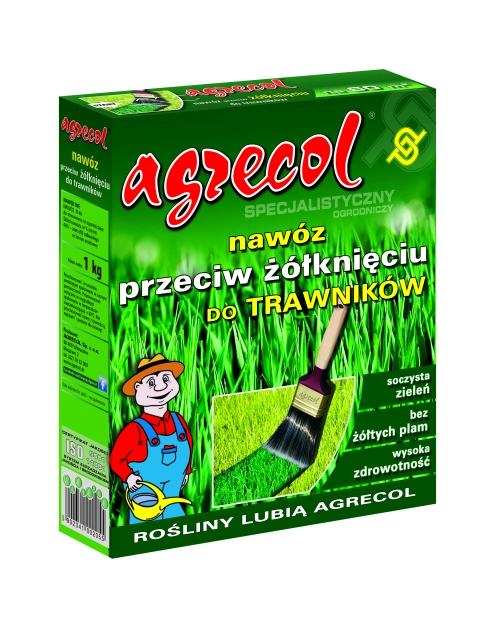 Zdjęcie: Nawóz przeciw żółknięciu traw 1 kg AGRECOL