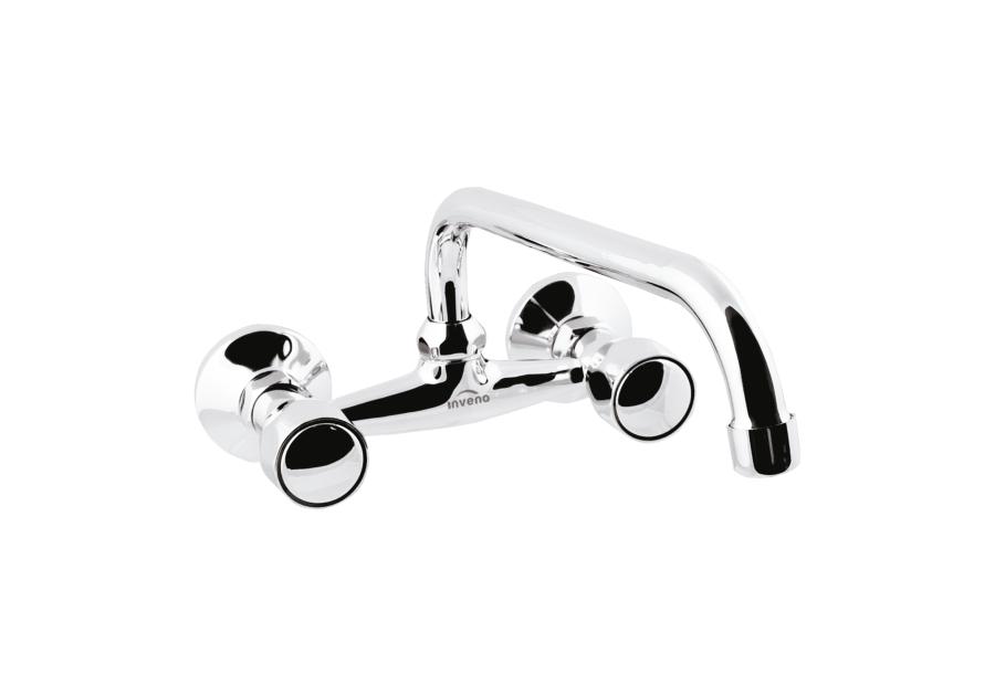 Zdjęcie: Bateria umywalkowo-zlewkozmywakowa Modena chrom, U 25 cm INVENA
