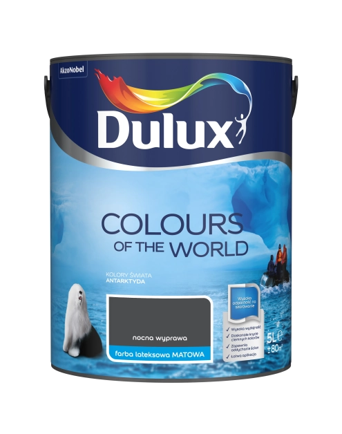 Zdjęcie: Farba do wnętrz Kolory Świata 5 L nocna wyprawa DULUX