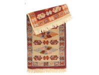 Zdjęcie: Dywan Kilim 60x120 cm bordo liście MULTI-DECOR