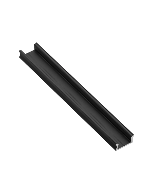 Zdjęcie: Profil aluminiowy LED nakładany Glax Mini 3,05 m czarny GTV