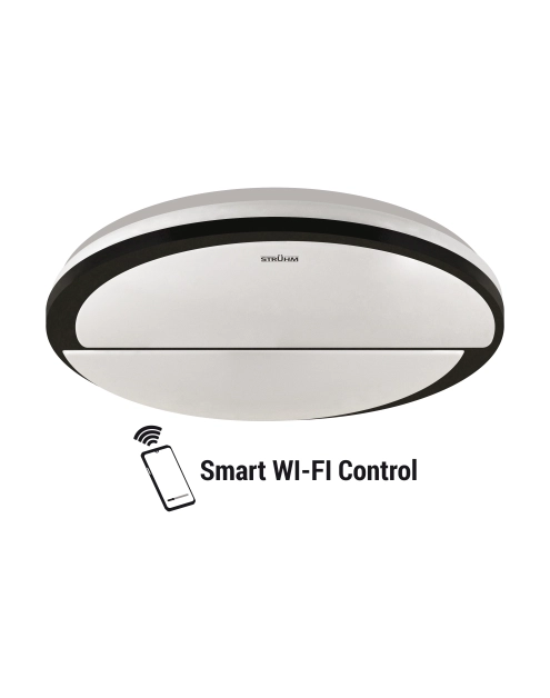 Zdjęcie: Plafoniera SMD Polar Led C 48W kolor czarny STRUHM