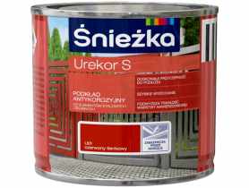 Farba gruntująca Urekor S czerwony 0,2L ŚNIEŻKA