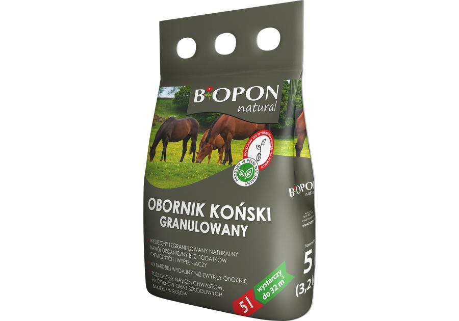 Zdjęcie: Obornik granulowany koński 5 L BOPON