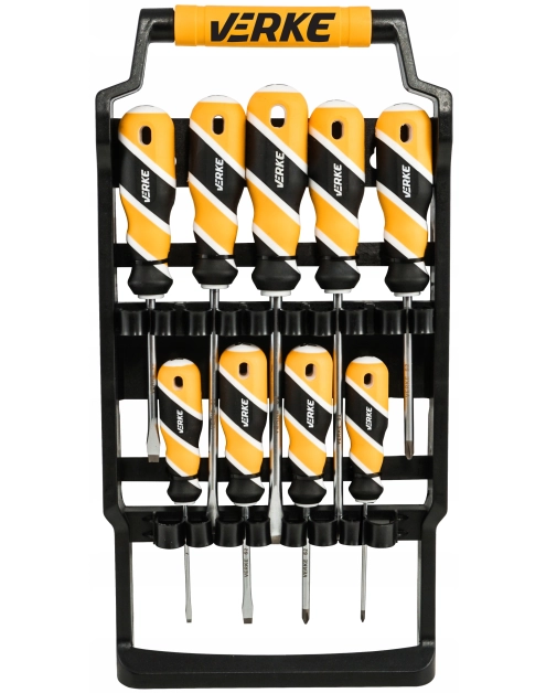 Zdjęcie: Zestaw wkrętaków 9-elementowy S2 VERKE PREMIUM