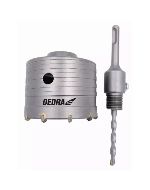 Zdjęcie: Wiertło koronkowe 100 mm HM z uchwytem SDS+ DEDRA