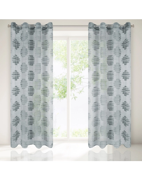 Zdjęcie: Zasłona Irene 140x250 cm stalowa EUROFIRANY