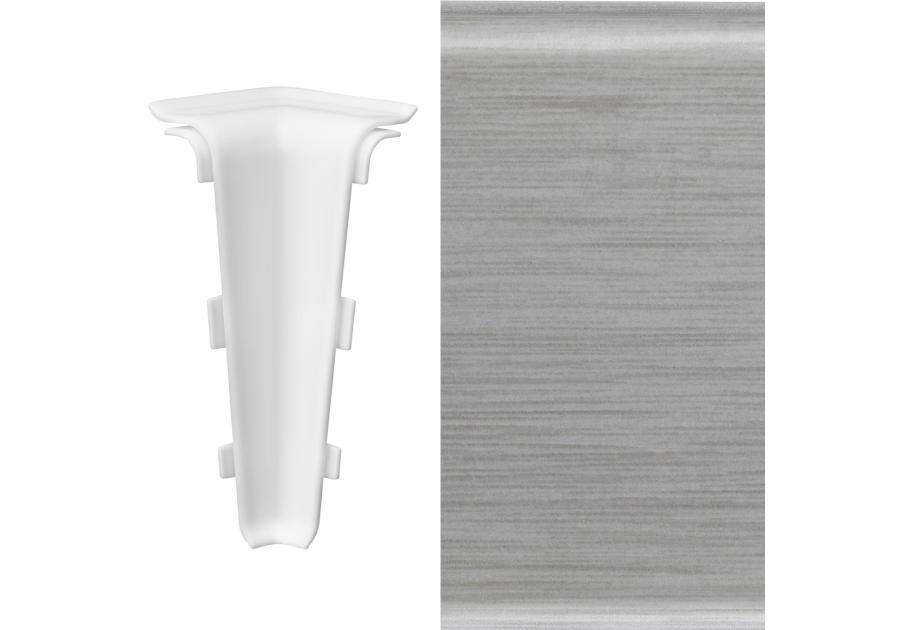 Zdjęcie: Narożnik wewnętrzny do listwy Mack 1 szt. alu light ARBITON