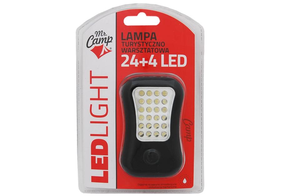 Zdjęcie: Lampa warsztatowa kempingowa 24 LED + 4 LED MR CAMP