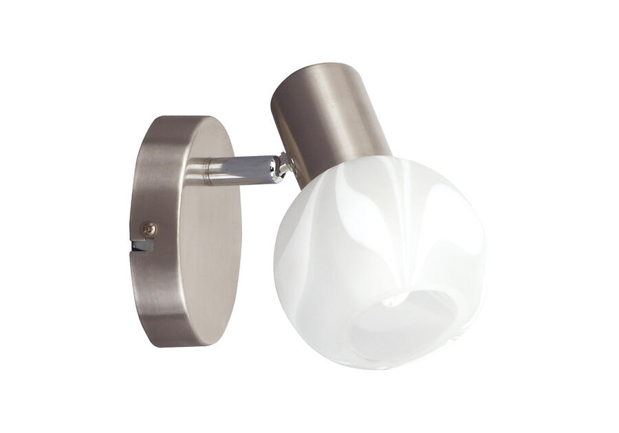 Zdjęcie: Oprawa ścienno-sufitowa Bolero E14 1C (bodrum hl785n) kolor matowy chrom max 9 W STRUHM