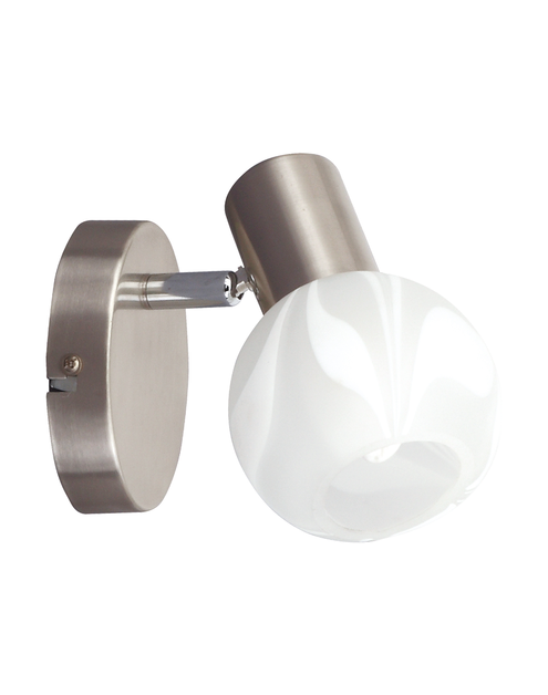 Zdjęcie: Oprawa ścienno-sufitowa Bolero E14 1C (bodrum hl785n) kolor matowy chrom max 9 W STRUHM