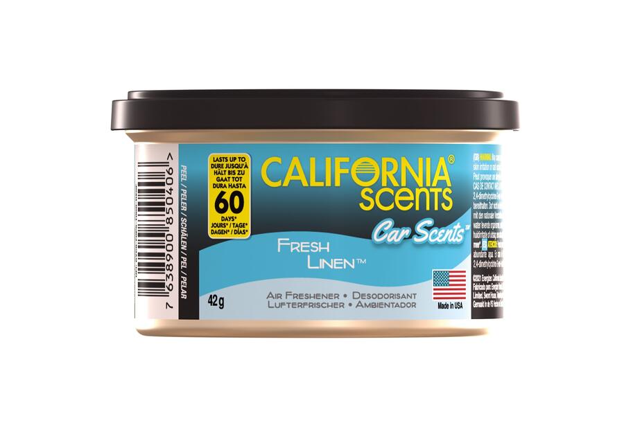 Zdjęcie: Puszka zapachowa Fresh Linen 42 g CALIFORNIA SCENTS