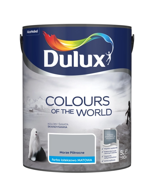 Zdjęcie: Farba do wnętrz Kolory Świata 5 L Morze Północne DULUX