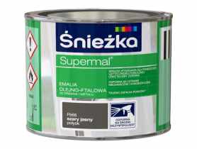 Emalia Supermal szary jasny F566 0,2L ŚNIEŻKA