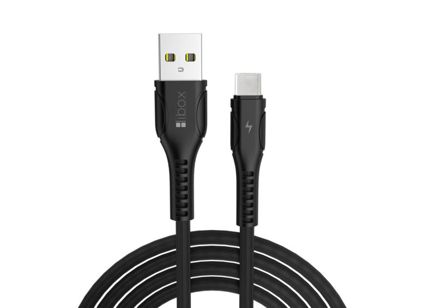 Zdjęcie: Kabel USB - USB typ C fast charging 1m LB0098 LIBOX