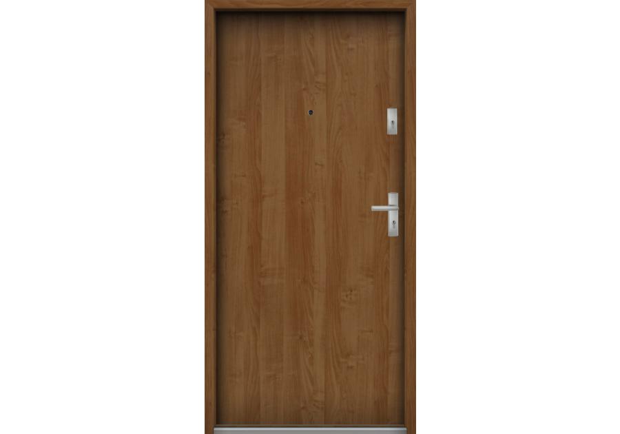 Zdjęcie: Drzwi wejściowe do mieszkań Bastion N-02 Olcha 90 cm lewe OSPŁ KR CENTER