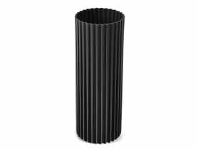 Wazon Nemo 220 recycled, czarny LAMELA