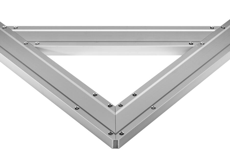 Zdjęcie: Kątownica anoda bez wskaźników ze wzmocnieniem i ściętym narożnikiem 60x120 cm PRO