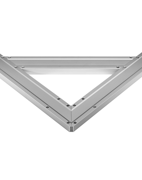 Zdjęcie: Kątownica anoda bez wskaźników ze wzmocnieniem i ściętym narożnikiem 60x120 cm PRO