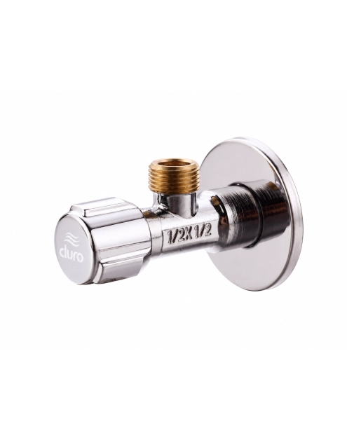 Zdjęcie: Zawór kątowy grzybkowy Zuno 1/2"x1/2" DURO