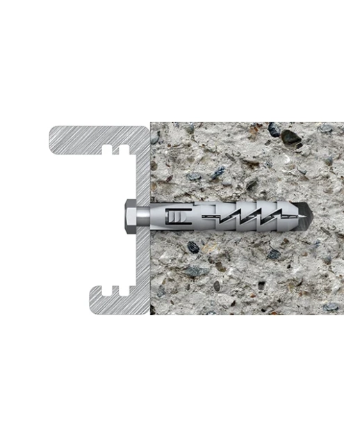 Zdjęcie: Kołek rozporowy FIX 10x50 mm z wkrętem z łbem sześciokątnym 6,0x60 mm 25 szt. KOELNER