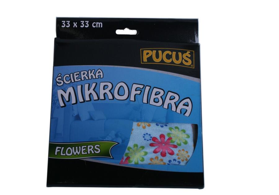 Zdjęcie: Ścierka Flowers z mikrofibry PUCUŚ