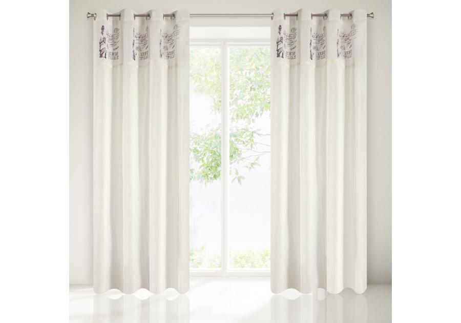 Zdjęcie: Zasłona City 3, 140x250 cm na przelotkach EUROFIRANY