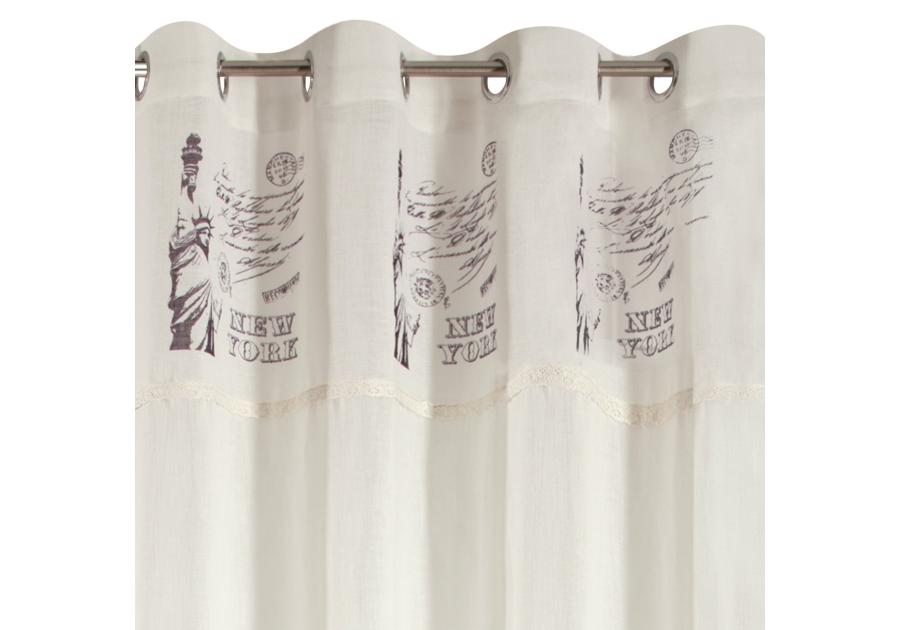 Zdjęcie: Zasłona City 3, 140x250 cm na przelotkach EUROFIRANY