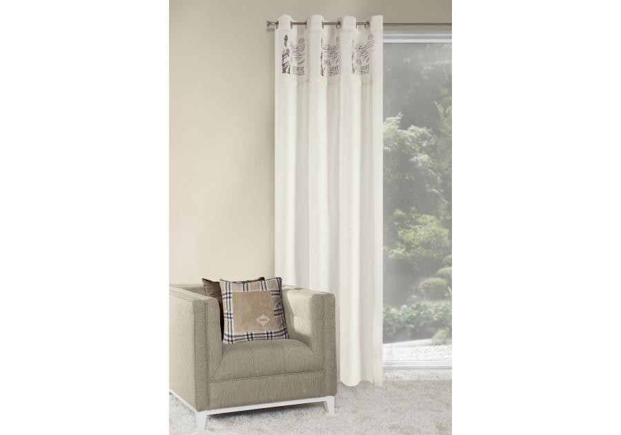 Zdjęcie: Zasłona City 3, 140x250 cm na przelotkach EUROFIRANY