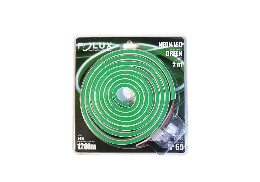 Zdjęcie: Pasek LED Neon 12V 14 W 2m zielony POLUX